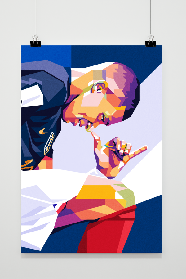 Affiche Kylian Mbappe Frankrijk