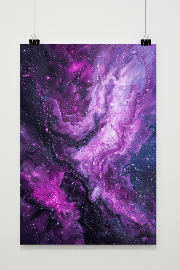 Paars Universum poster