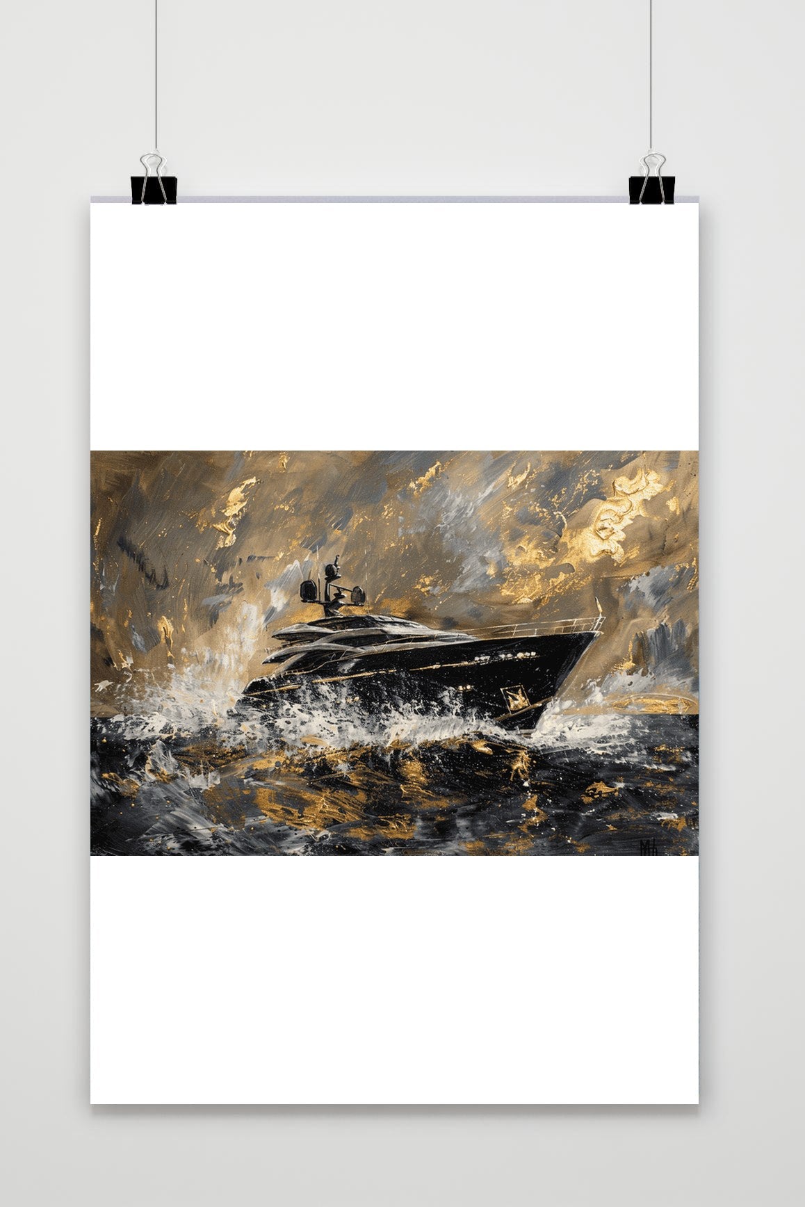 Affiche Jacht Aquarel de 25 Artstreet