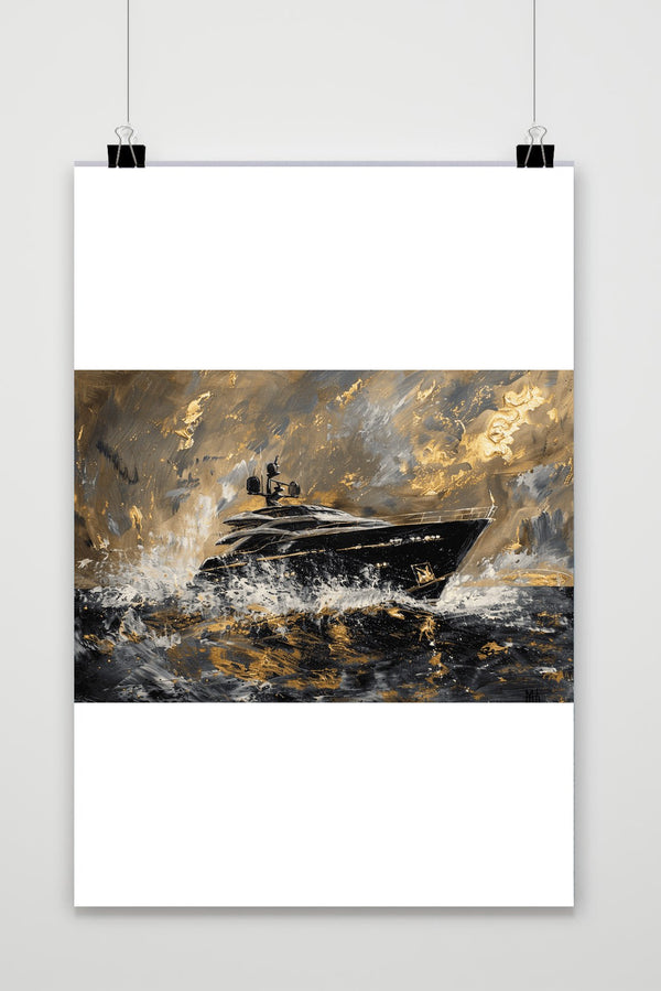 Jacht Aquarel poster