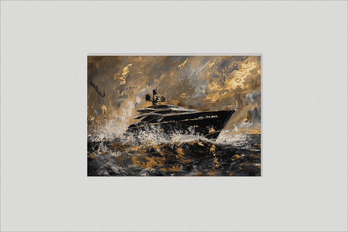 Jacht Aquarel dans un intérieur