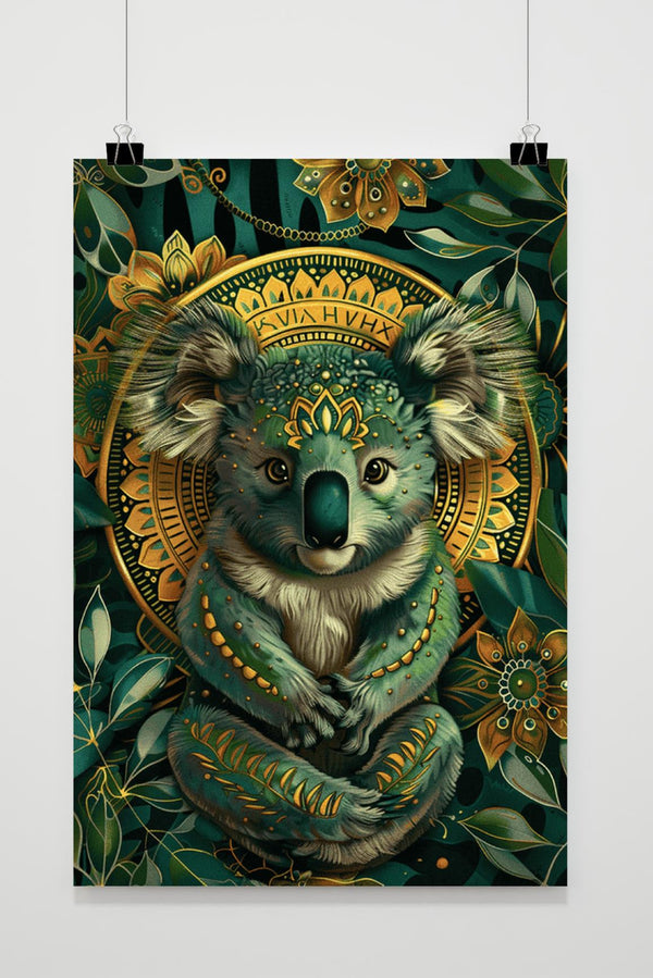 Koala Mandala poster