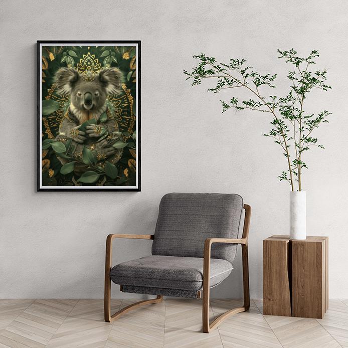 Koala dans un intérieur