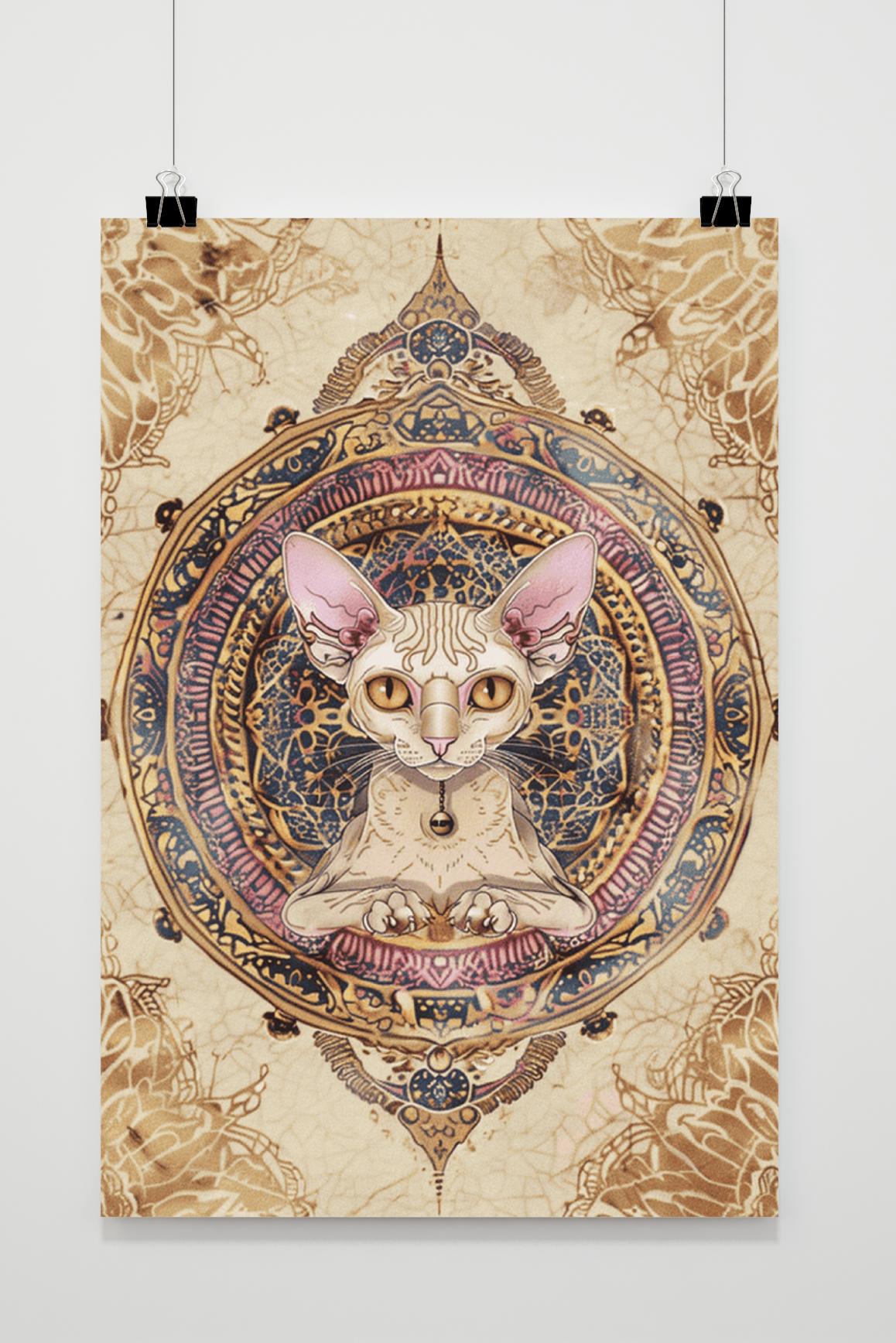 Póster Gato Sphynx de 25 Artstreet