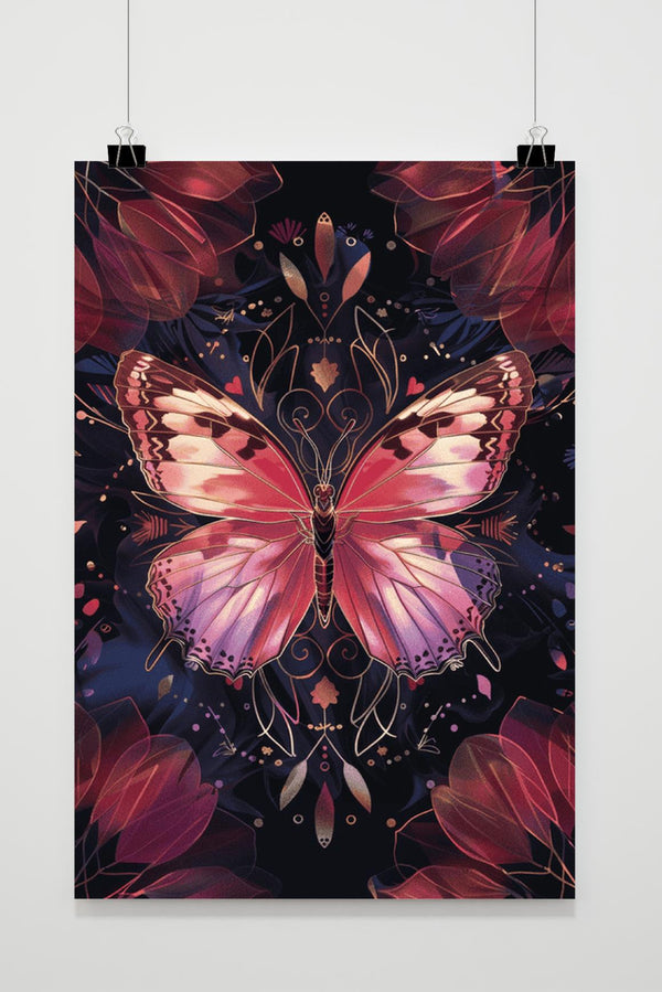 Red Butterfly poster