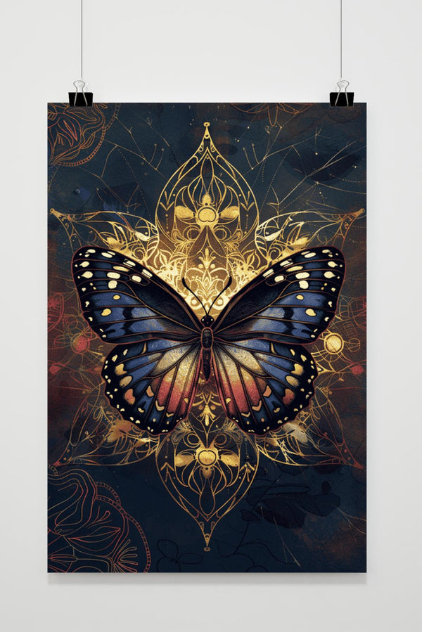 Blue Butterfly poster