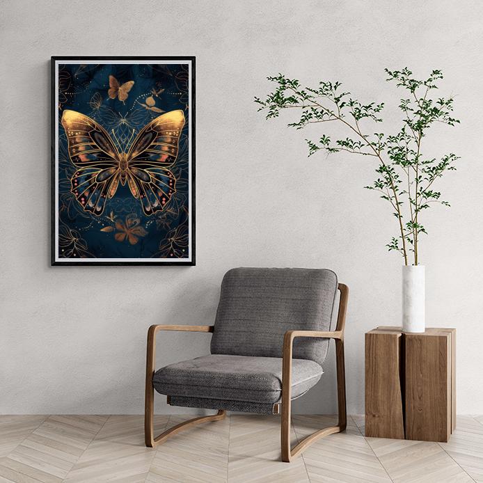 Gouden Vlinder dans un intérieur