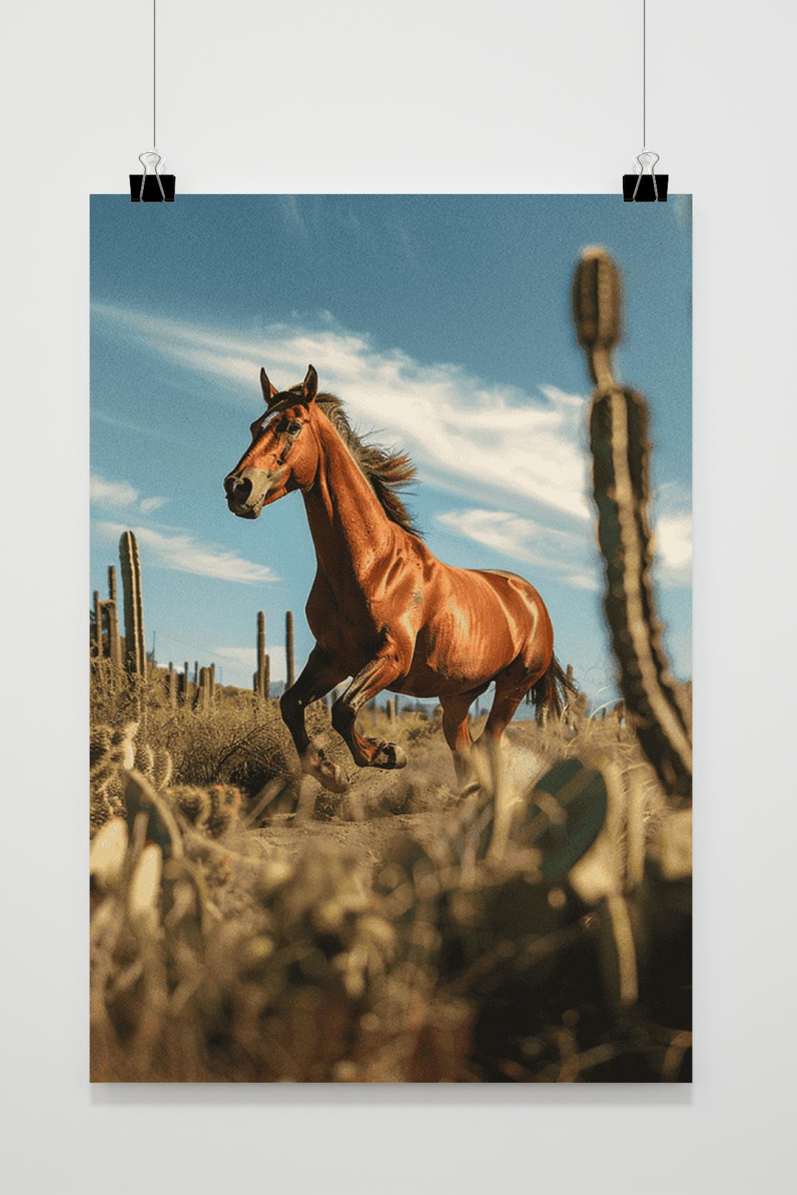 Affiche Paard Natuur de 25 Artstreet