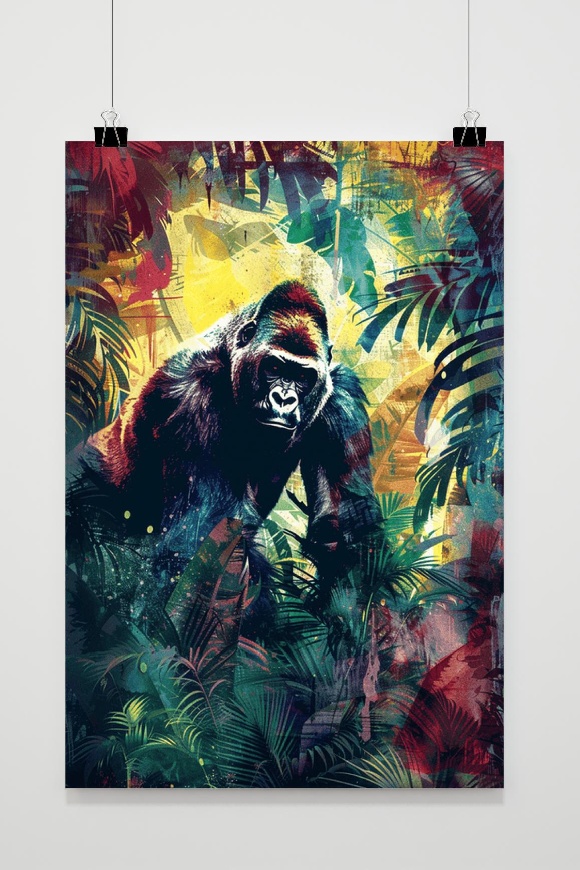 Affiche Gorilla de 25 Artstreet
