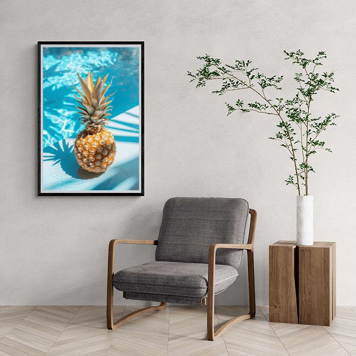 Ananas dans un intérieur