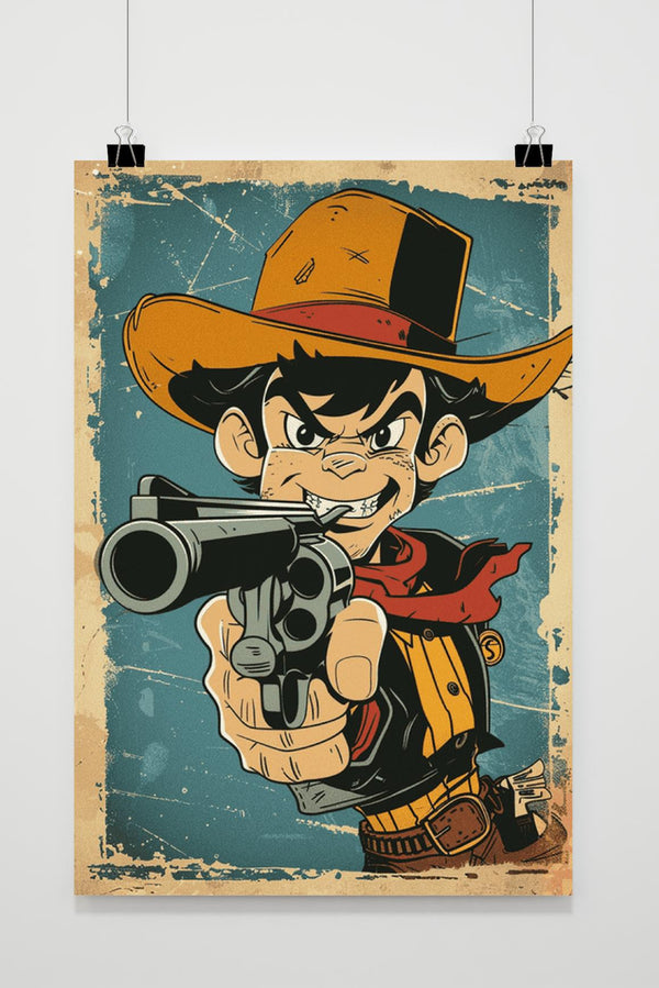 Affiche Cartoon Sheriff