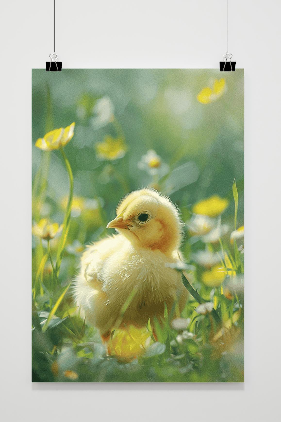 Póster Pollito de 25 Artstreet