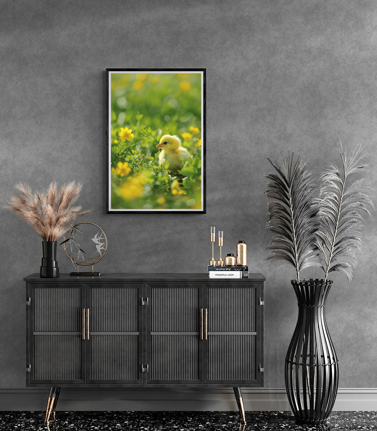 Kuiken Bloemen dans un intérieur