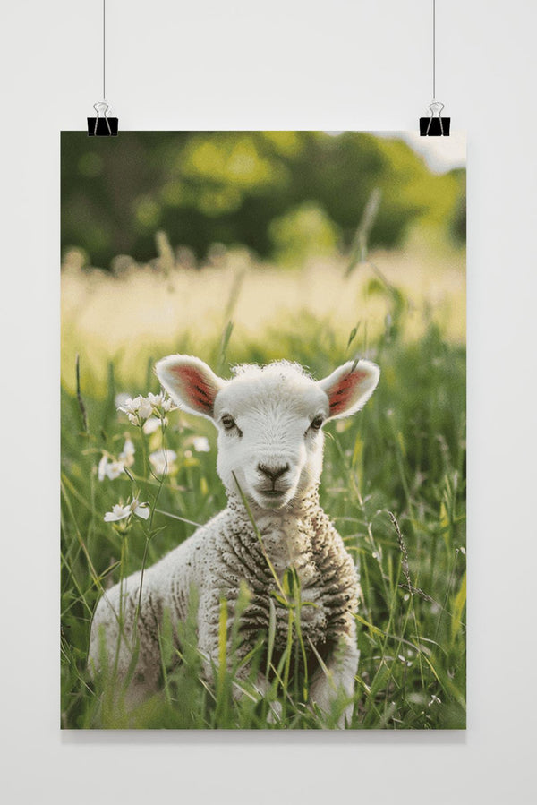 Affiche Agneau Nature
