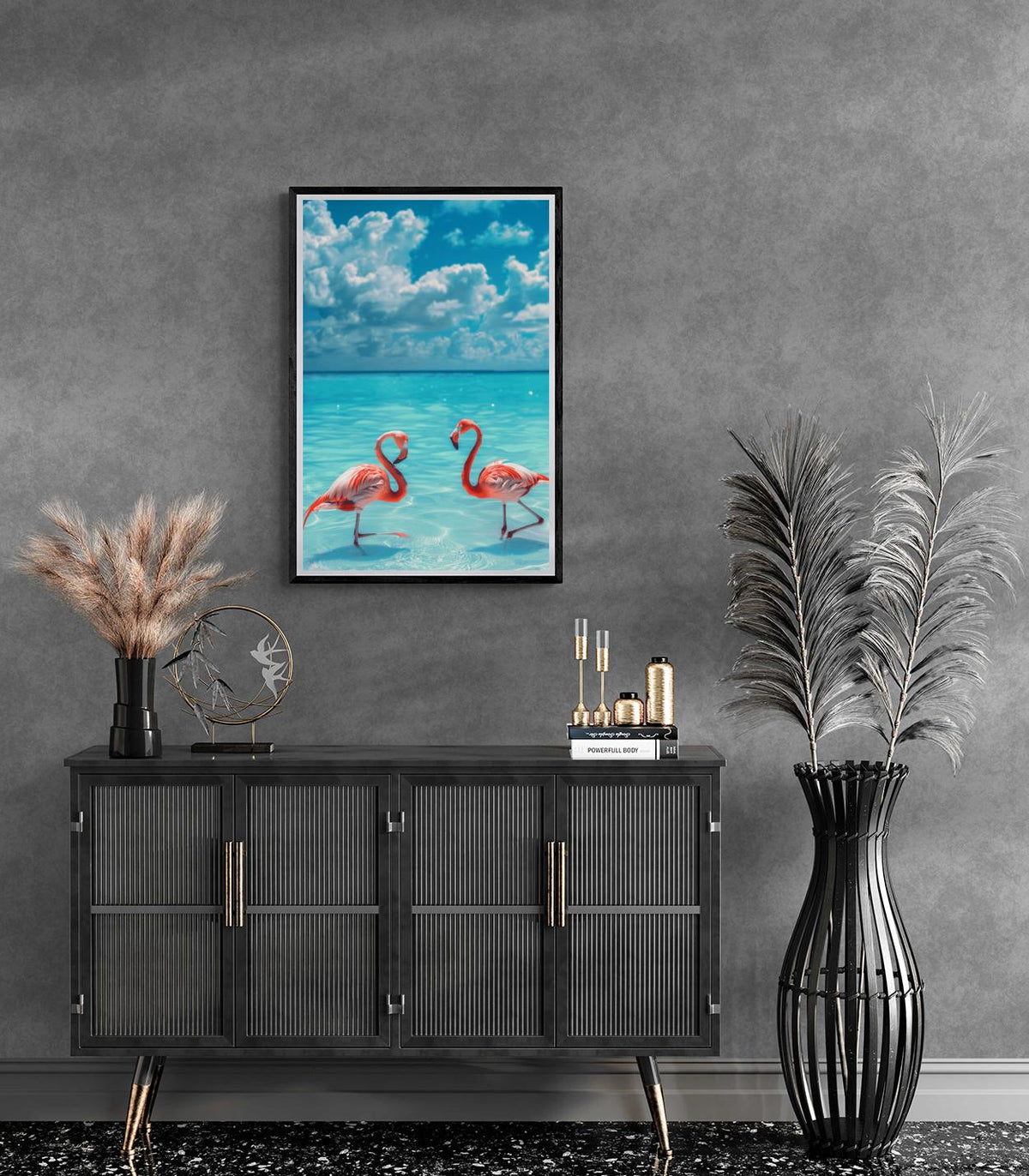 Flamant Rose Plage dans un intérieur