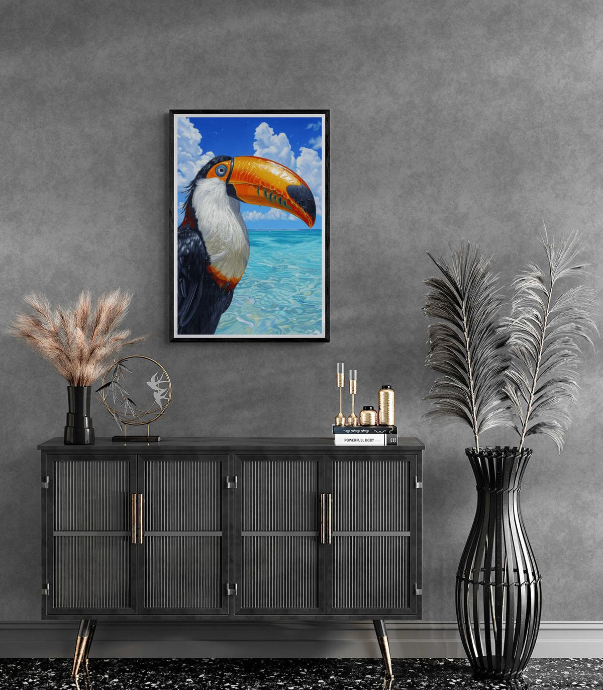 Toucan Plage dans un intérieur