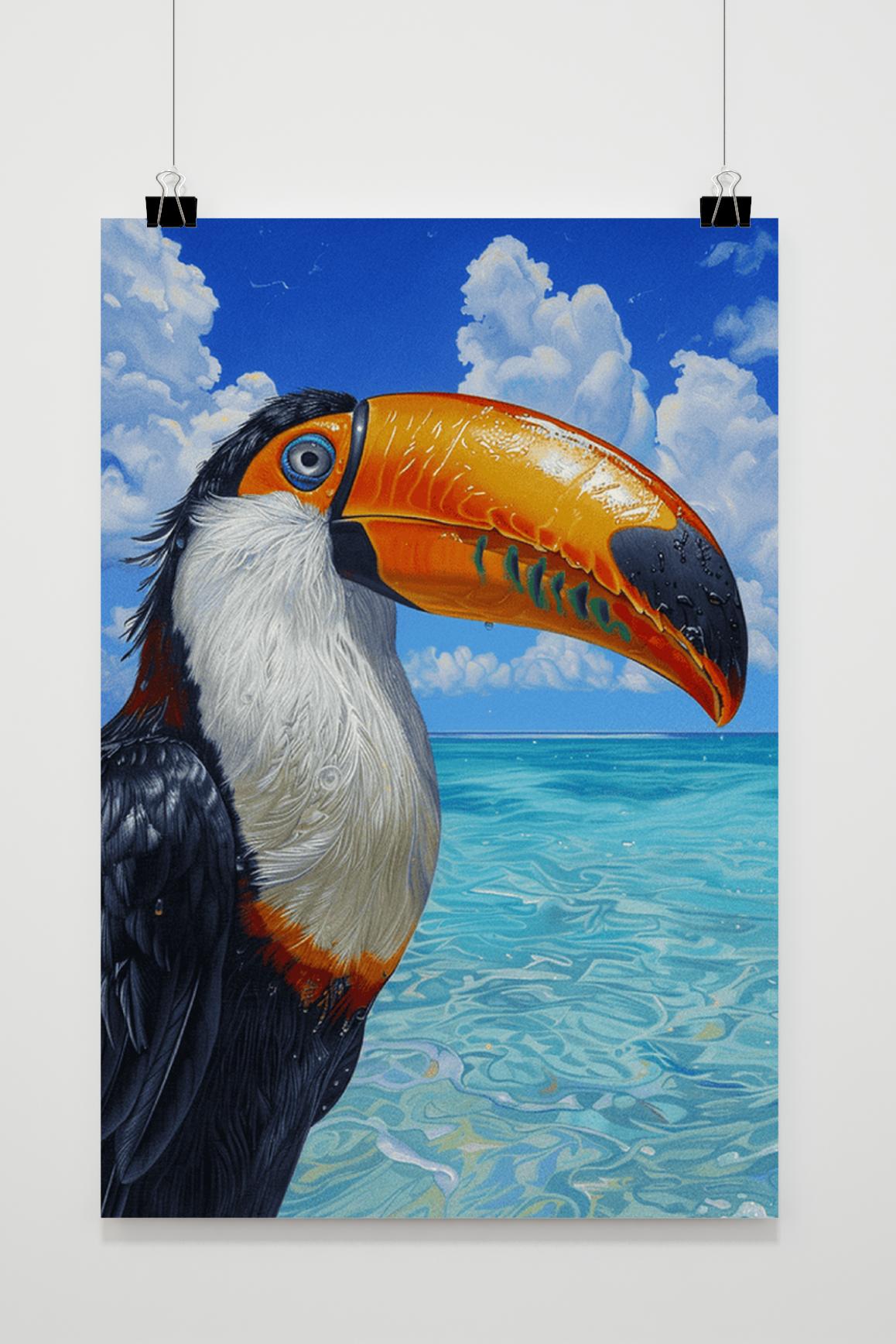 Affiche Toucan Plage de 25 Artstreet