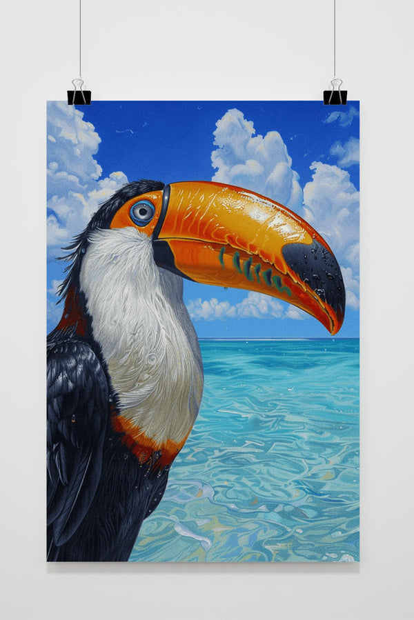 Affiche Toucan Plage