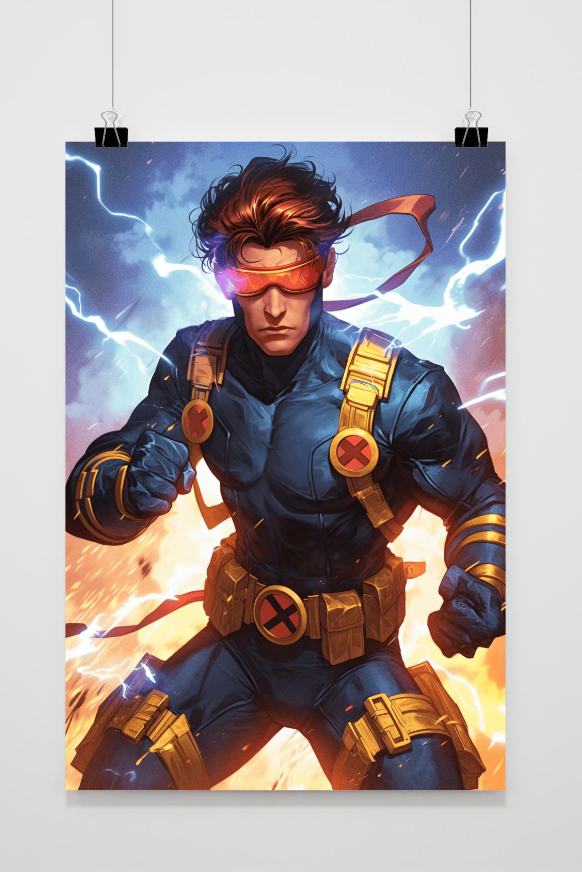 Affiche X-Men Cyclops de 25 Artstreet
