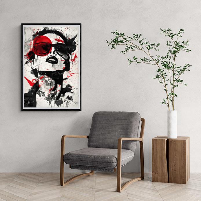 Femme dans un intérieur