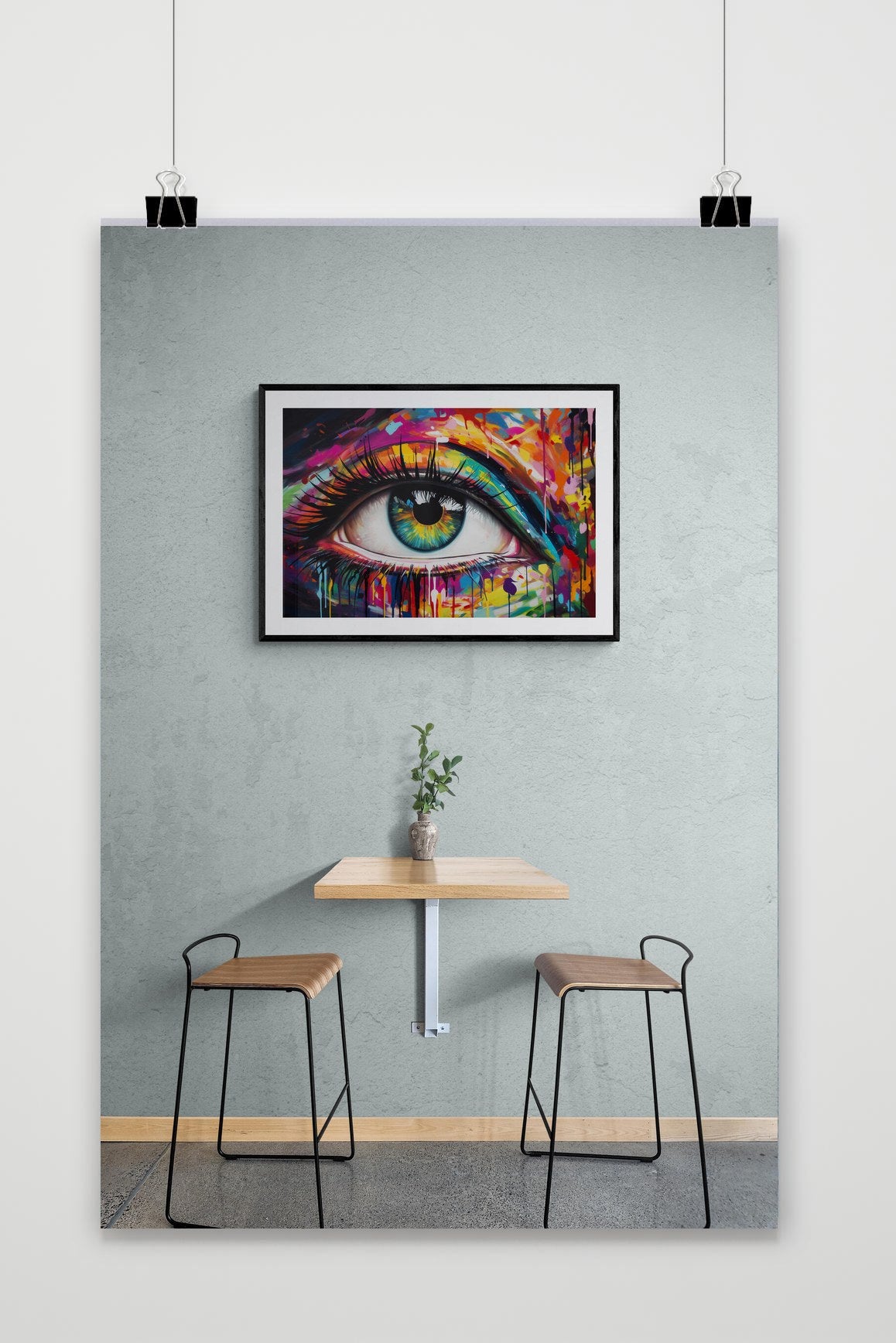 Oog Kleuren poster