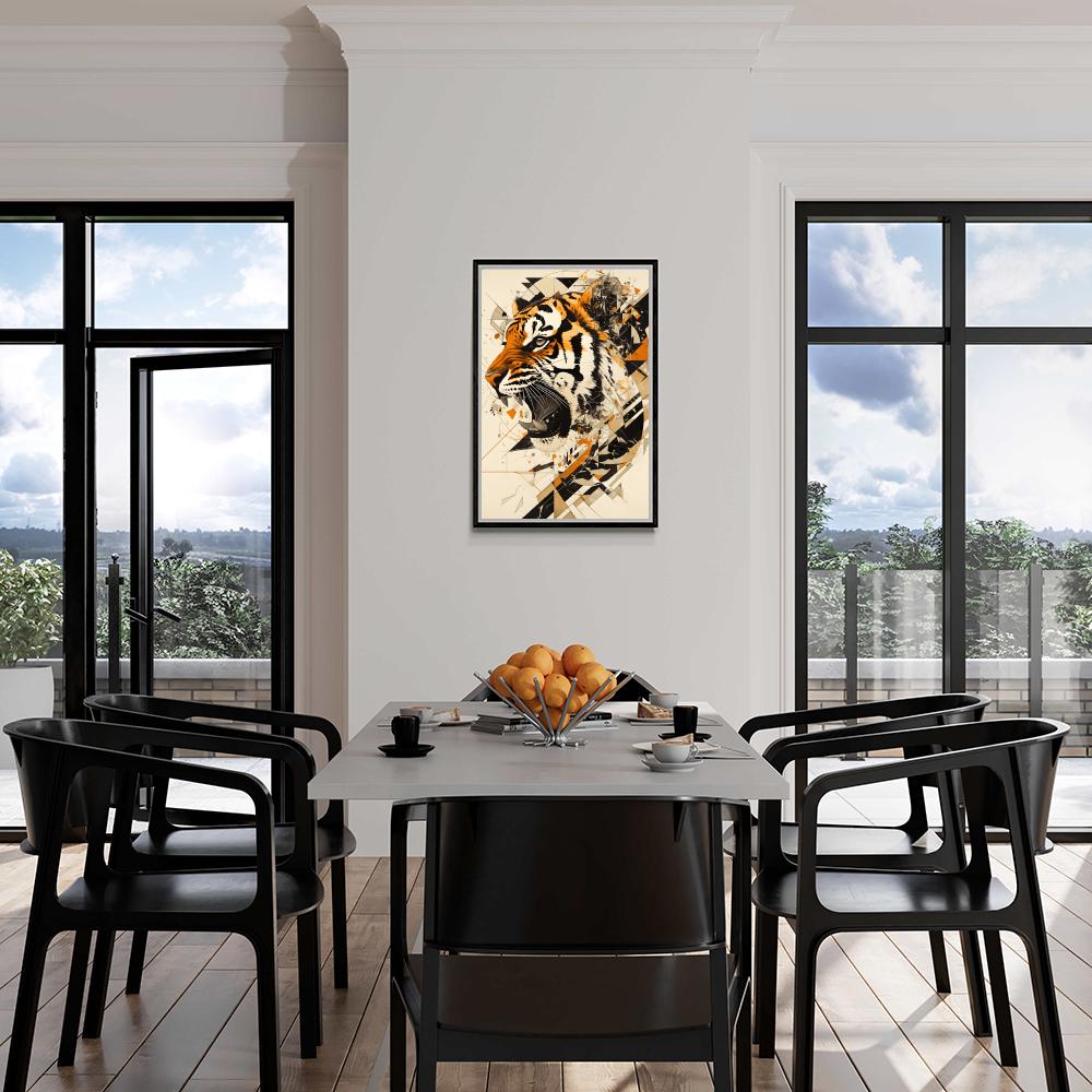 Tigre dans un intérieur