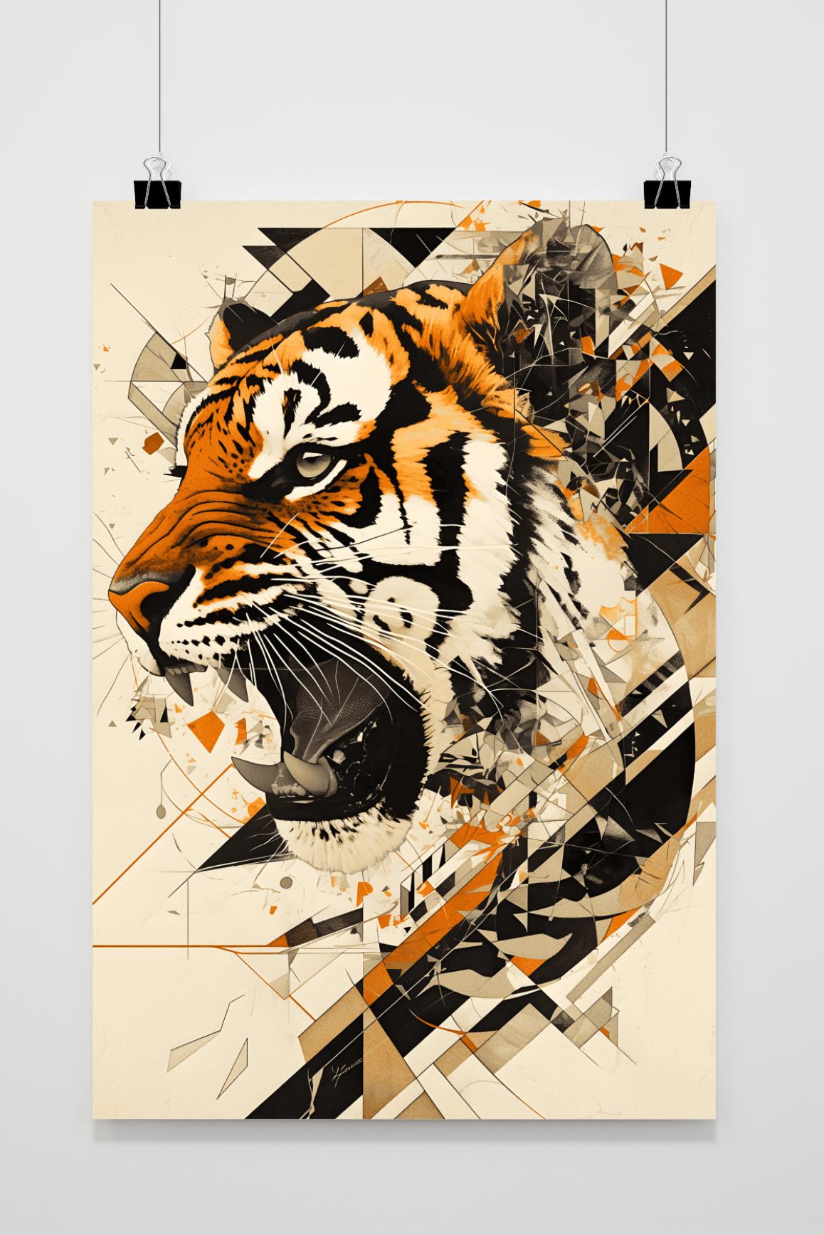 Affiche Tigre de 25 Artstreet