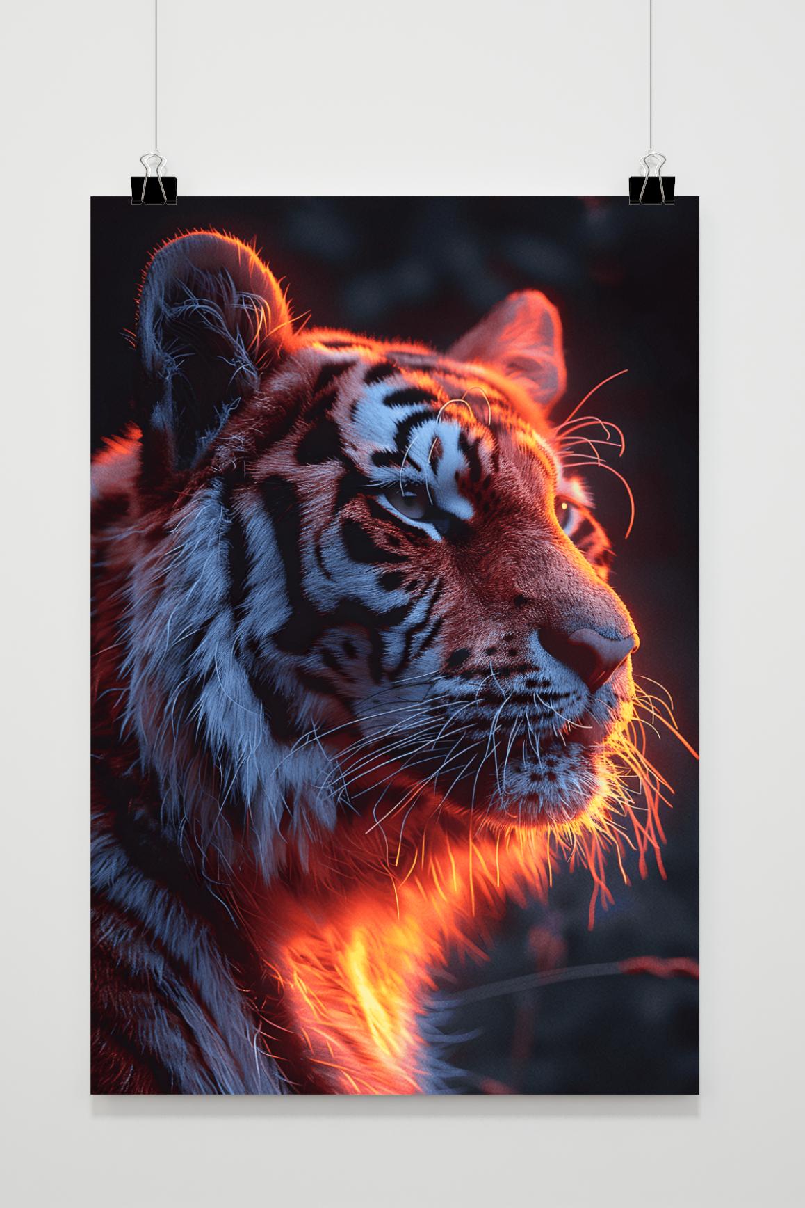 Affiche Tigre de 25 Artstreet