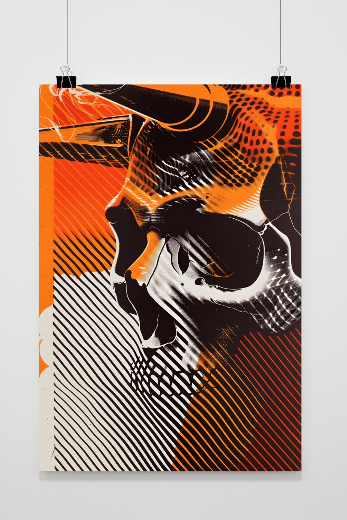 Affiche Crâne de 25 Artstreet