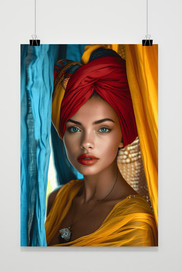 Póster Mujer Satinada