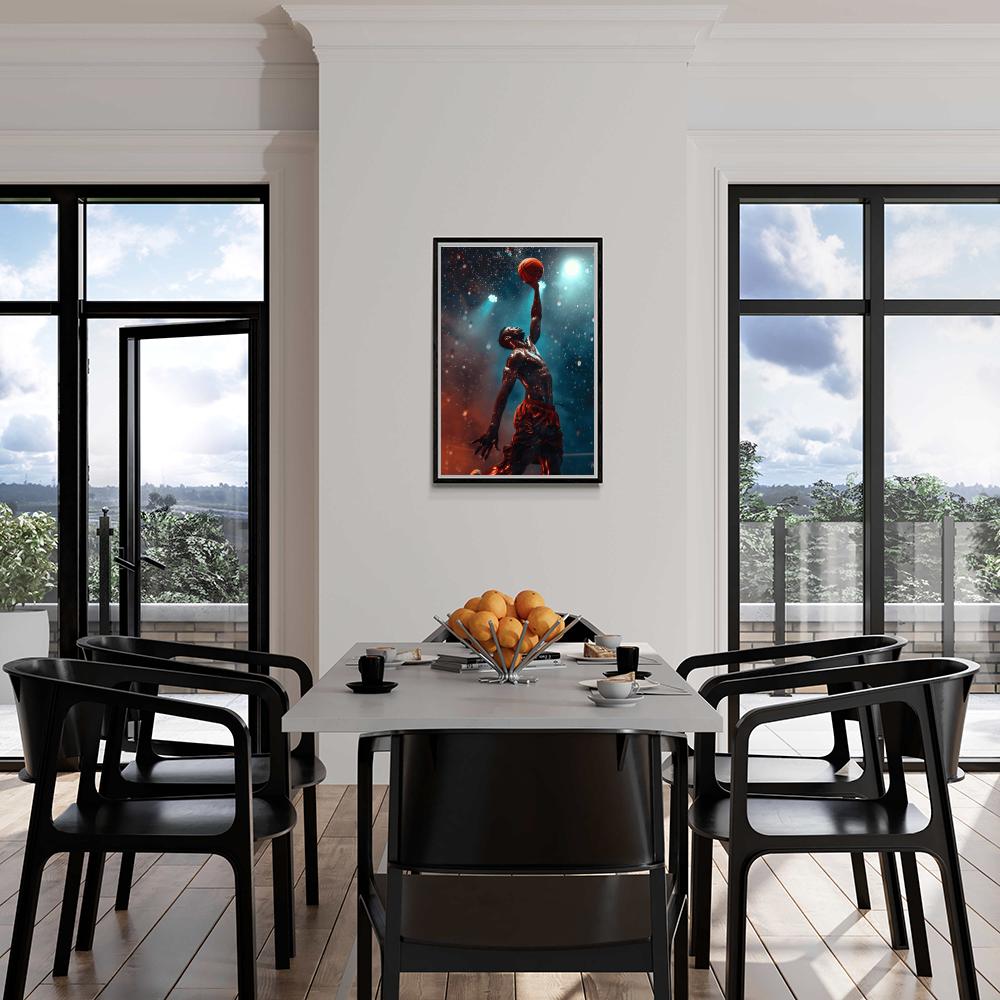 Basketball dans un intérieur
