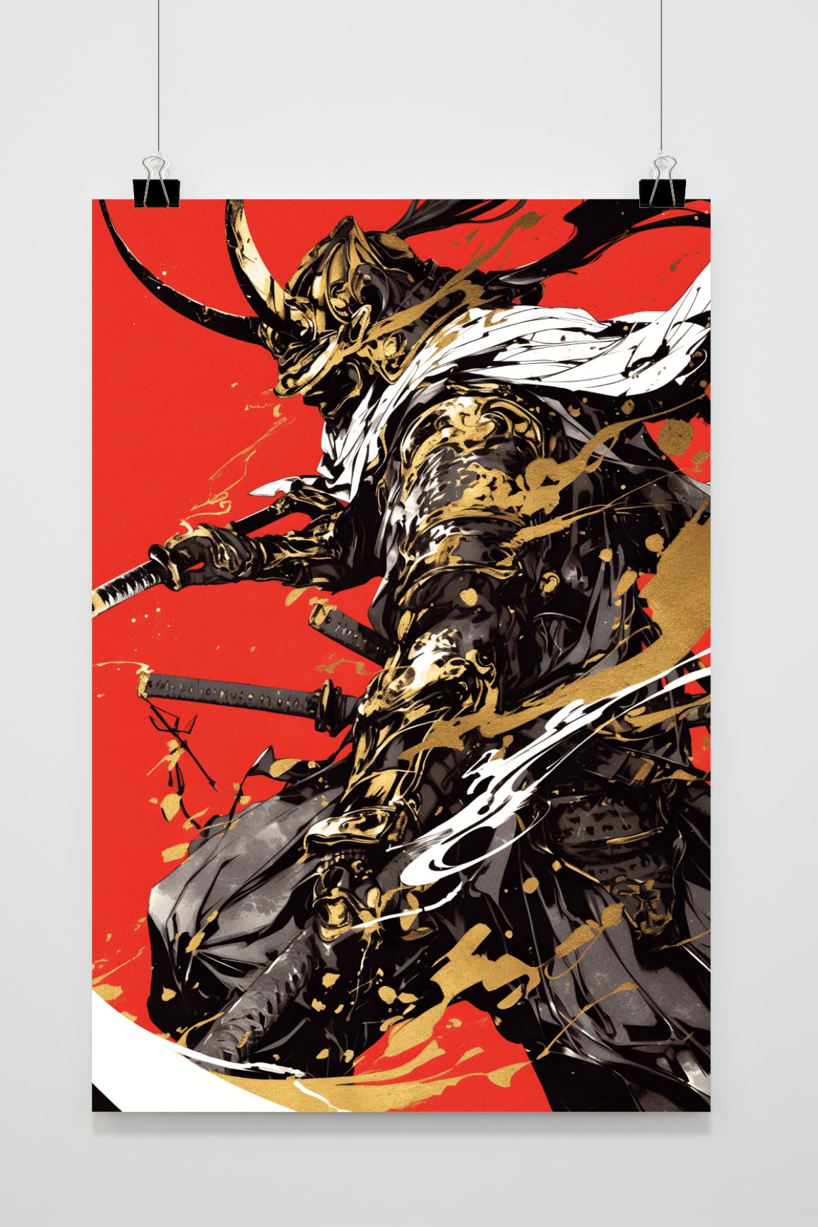 Affiche Samouraï de 25 Artstreet