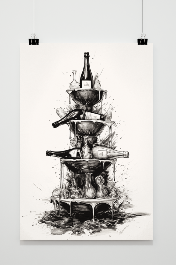 Póster Champagne Toren