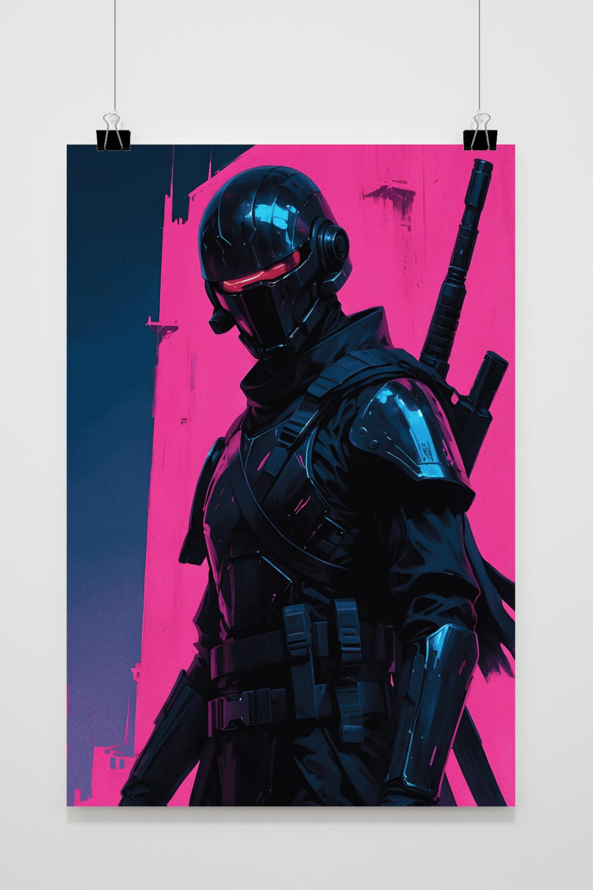 Affiche Soldat Biomech de 25 Artstreet