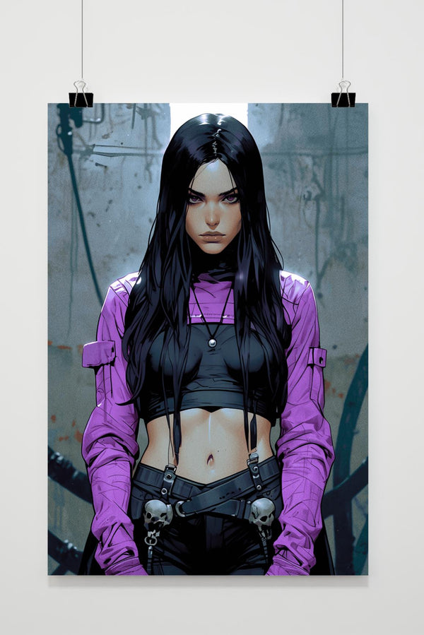 Punk-Mädchen Poster