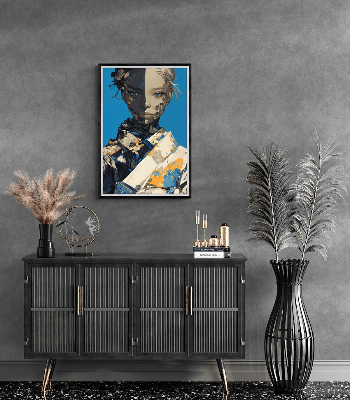 Geisha dans un intérieur