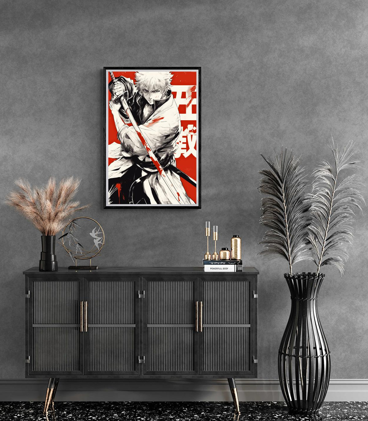 Gintama Gintoki Manga dans un intérieur