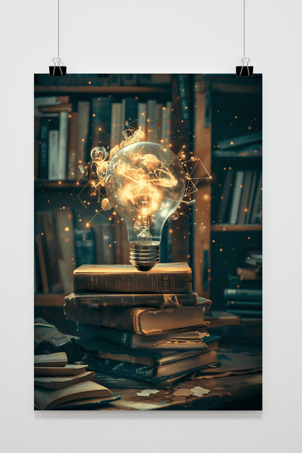 Gloeilamp poster