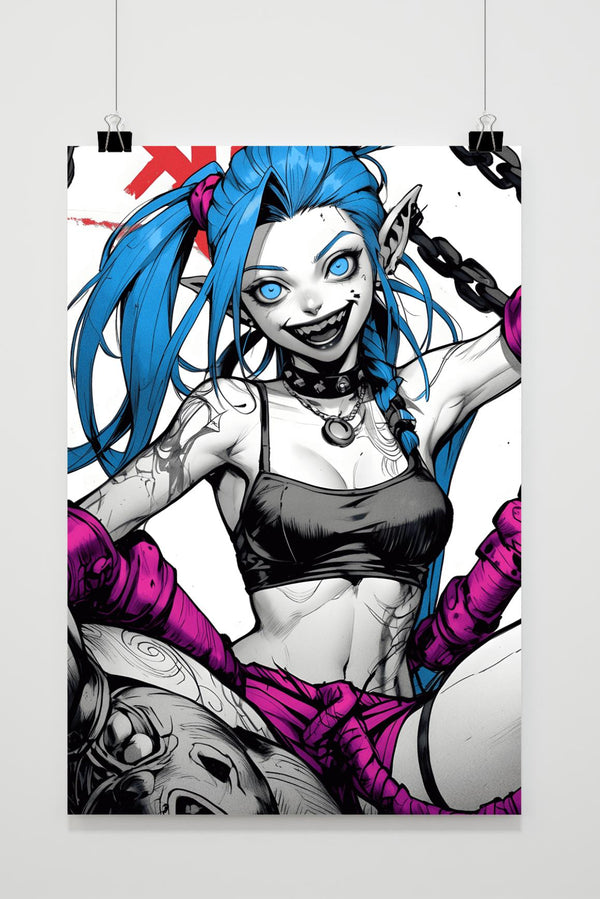 Póster League of Legends Jinx