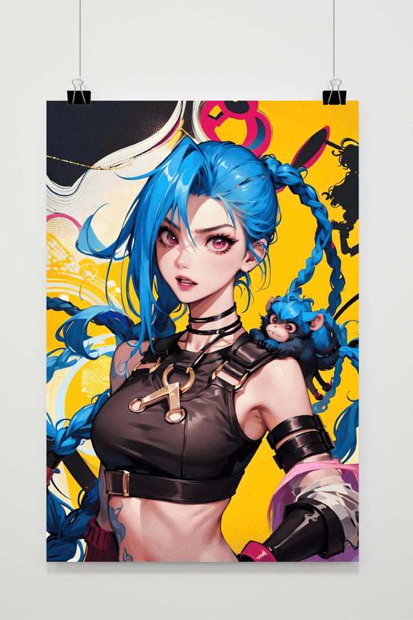 Jinx League of Legends Poster