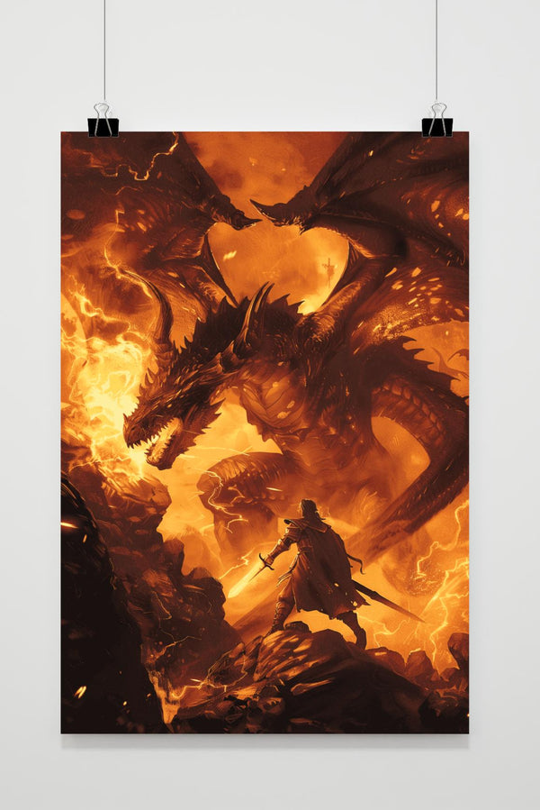 Drachen-Krieger Poster