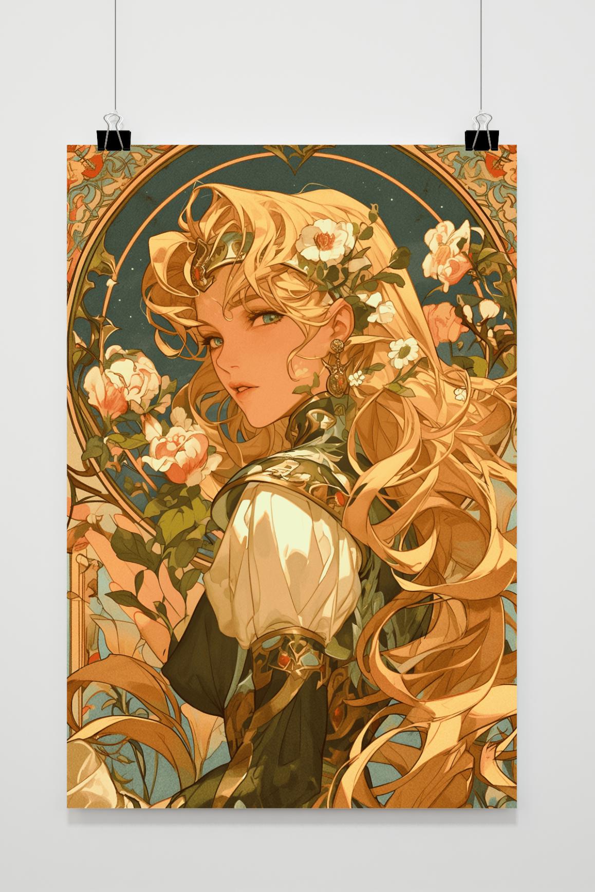 Affiche Reine Anime de 25 Artstreet