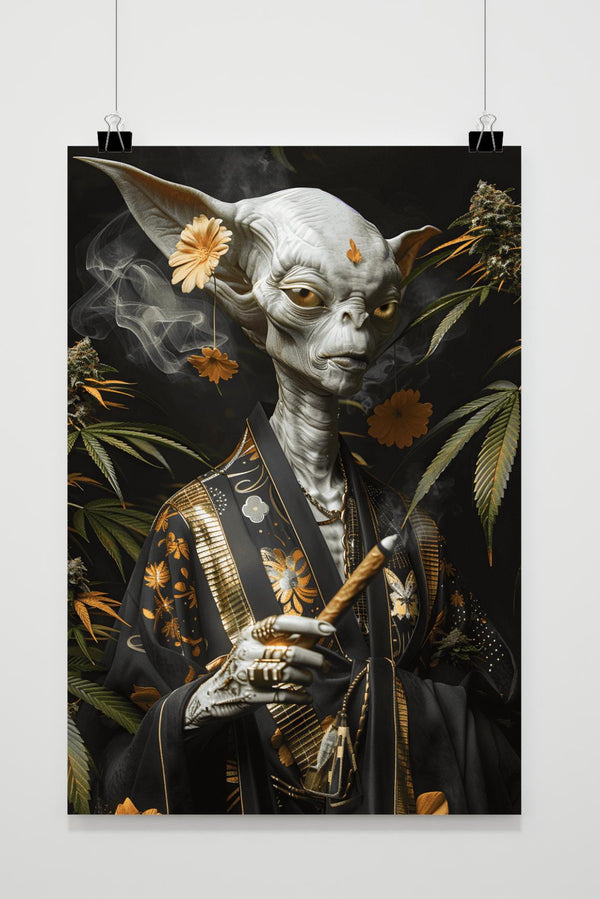 Póster Alien Fumador
