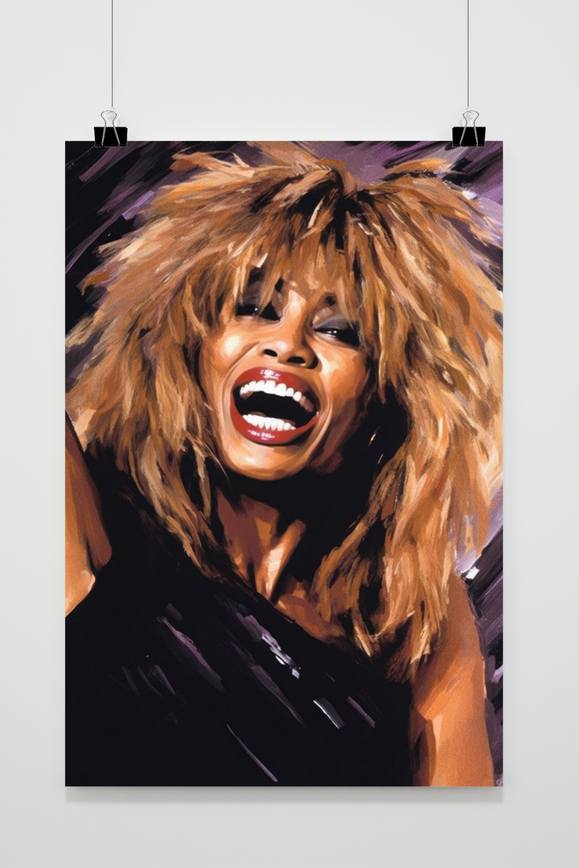 Affiche Tina Turner de 25 Artstreet
