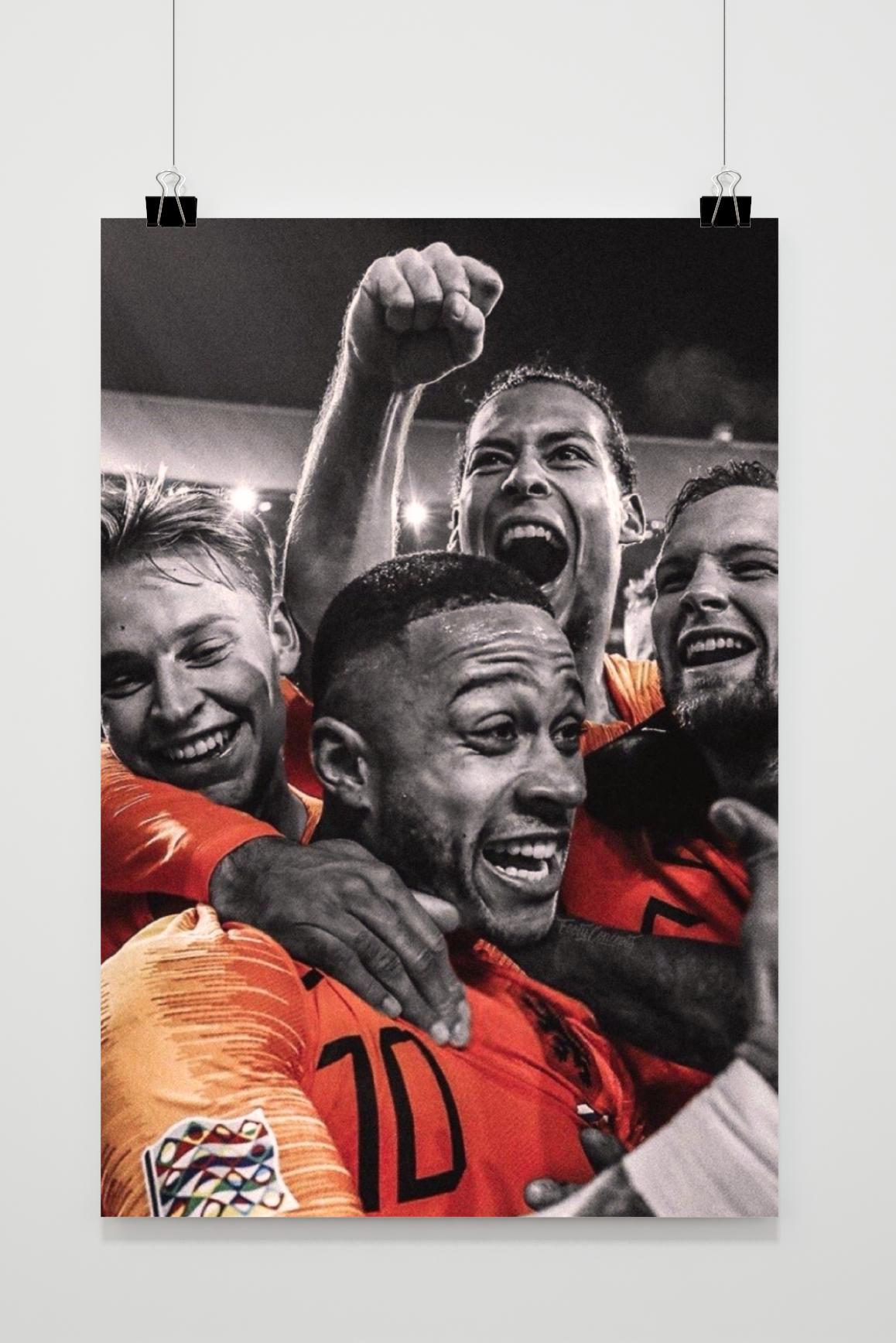 Póster Nederlands Elftal de 25 Artstreet