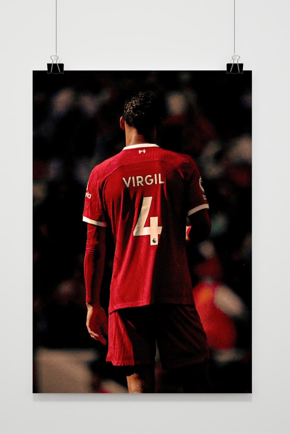 Affiche Virgil van Dijk de 25 Artstreet