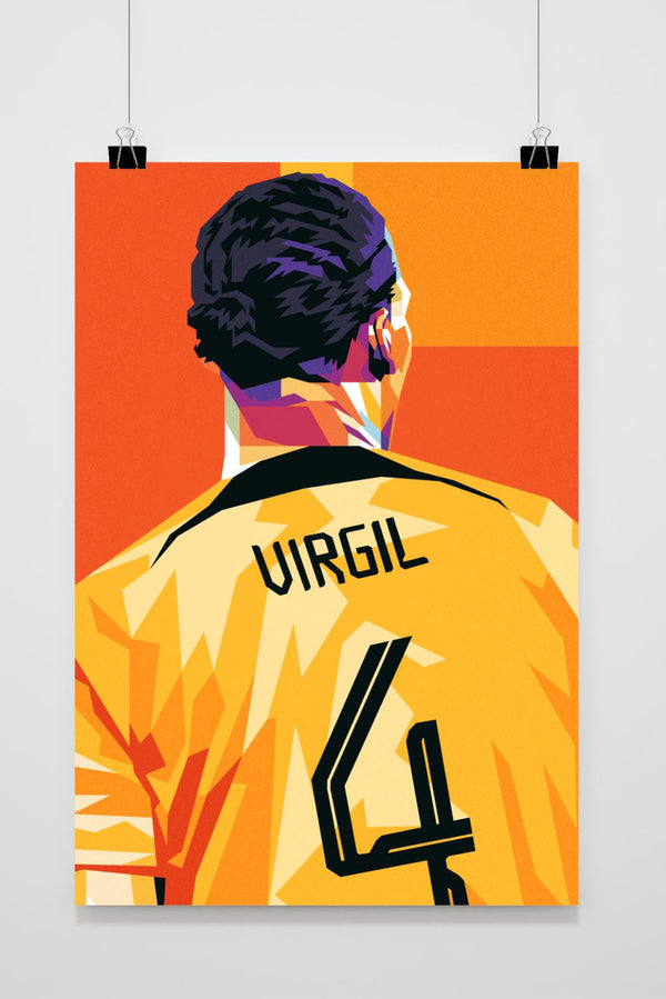 Affiche Virgil van Dijk