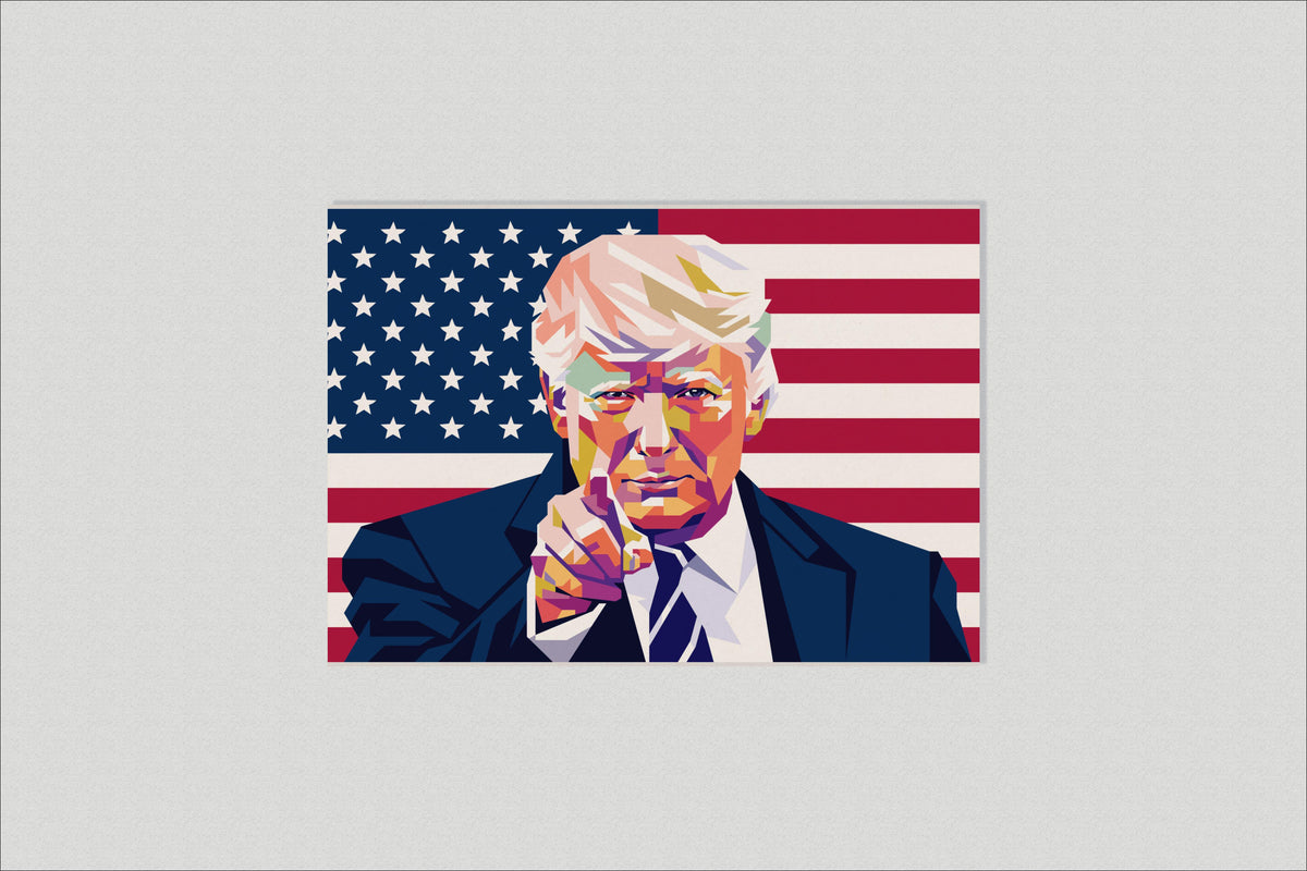 Donald Trump dans un intérieur