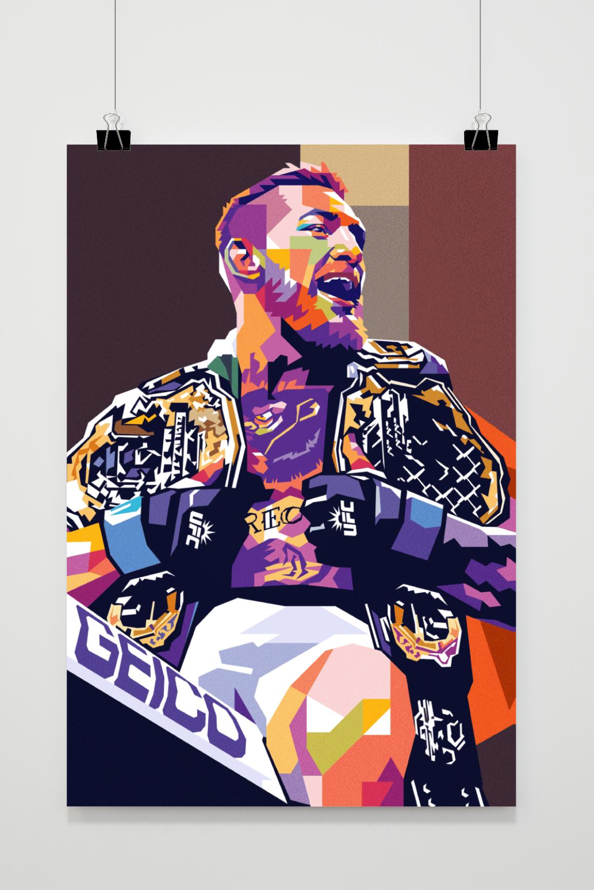 Affiche Conor McGregor de 25 Artstreet