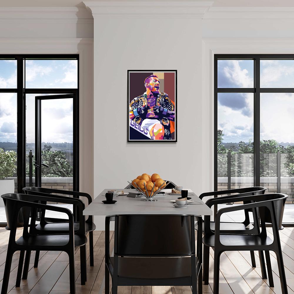 Conor McGregor dans un intérieur